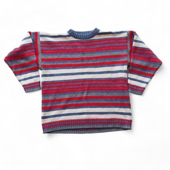 Rodi Rebel Shetland Wool Multicolor Striped Sweater Women's Large (L) - Picture 1 of 5